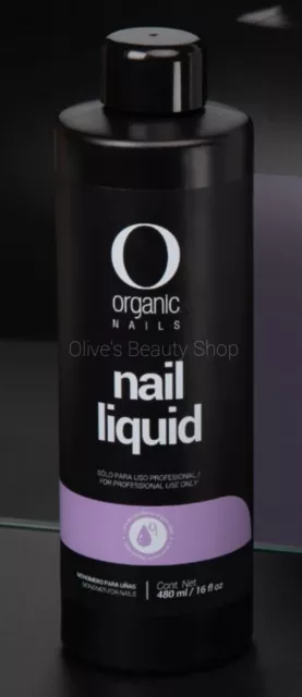 New Organic Nails Monomero Nail Liquid Monomer 480 ml.  16 fl oz.
