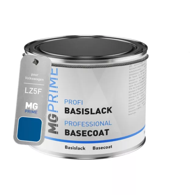 Peinture Voiture pot pour Volkswagen VW LZ5F 5N Sprintblau Perleffekt 0,5l