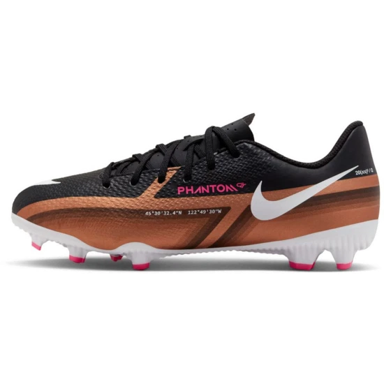 Nike JR Kinder Phantom GT2 Academy FG Fußballschuhe Schuhe Nocken schwarz Gr. 38