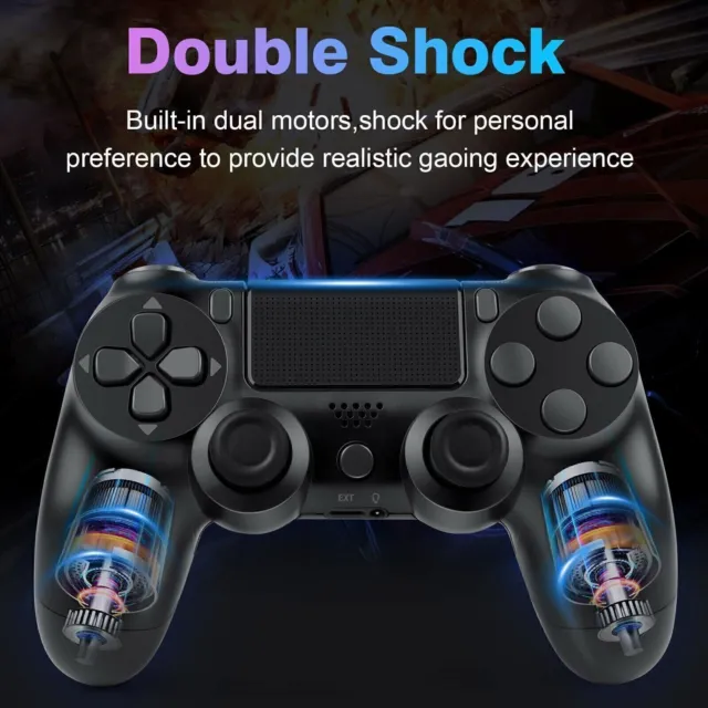 Wireless Bluetooth Game Controller For PS4 Playstation 4 Dual Vibration Gamepad 2