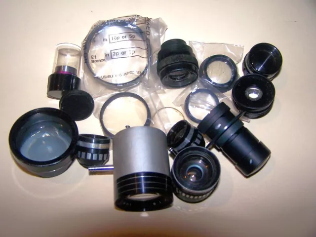 Job lot Lenses- Various odd assorted for fun/experiments etc