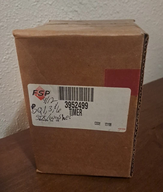 Whirlpool 3952499 OEM Washer Timer NEW in Box / Factory Sealed NOS Free Shipping