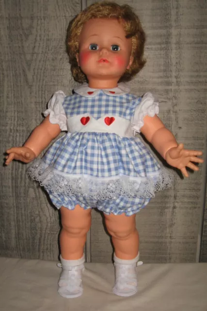 Ideal 22" Kissy doll New Made Outfit in Original Pattern  reserve for Linda