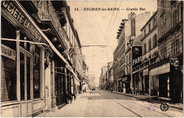 CPA Enghien les Bains Grande Rue FRANCE (1309749)