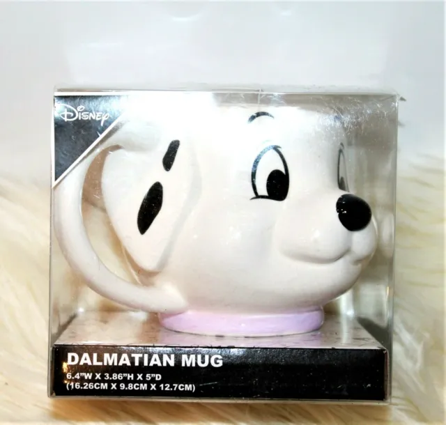 Neu Primark Disney 101 Dalmatiner Mug Hundekopf Tasse Becher