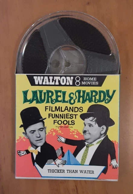 STD 8mm FILM, LAUREL & HARDY , "THICKER THAN WATER", BOXED
