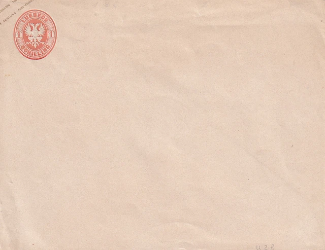 Lübeck U 2 B - Umschlag Ausgabe 1863