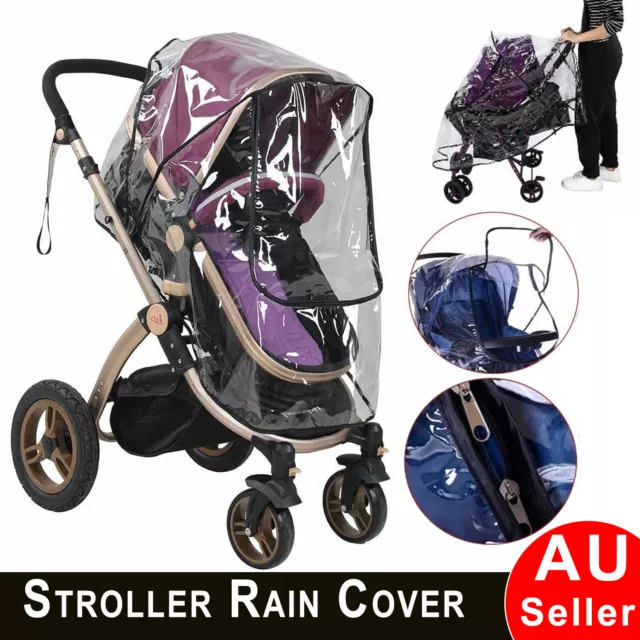 Weather Shield Universal Wind Rain Cover for Pushchair Stroller Baby Buggy Pram