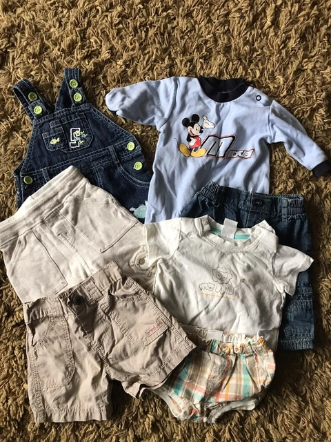 Baby Boy’s Clothes Bundle 0-3 Months - Next, Mothercare, H&M, Adams - 9 Items