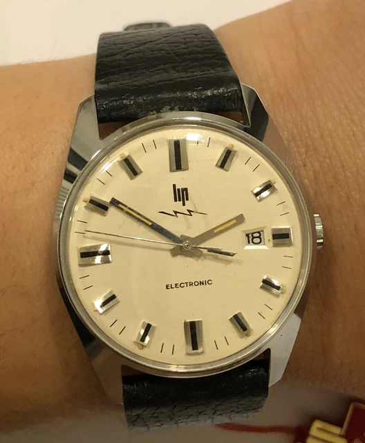 Cadran De Montre Neuf Pour LIP Electronic R27 - Diamètre 29,22 Mm, Référence N4, Pièce Détachée D'origine