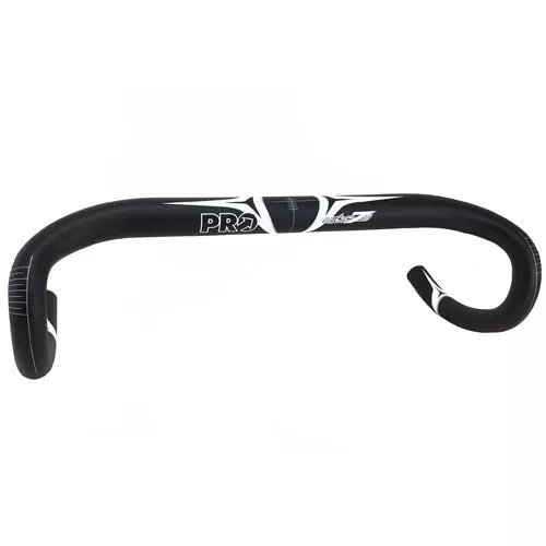 AU Ship~Shimano PRO Vibe 7S Alloy Road Handlebar Compact 31.8x440mm , Black 3