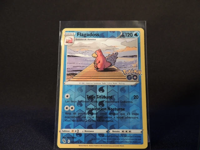 Pokemon Go Flagadoss 020/078 HOLO REVERSE CARD RARE VF