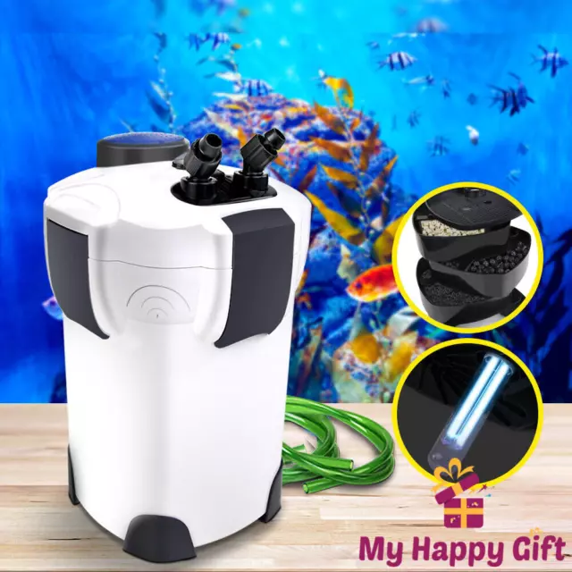 Giantz Aquarium Filter External Canister Filter Pump Aqua Fish Tank Pond 2400L/H