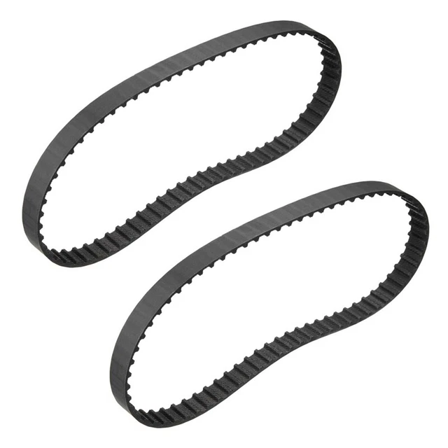 2X 142XL Synchron Synchron Riemen Scheibe Aus Gummi mit Synchron Verzahnung4433
