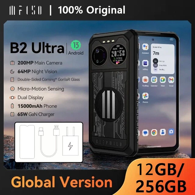 IIIF150 B2 ULTRA Rugged Phone 24GB+256GB 15000mAh 200MP Helio G99 