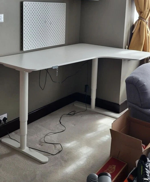 IKEA BEKANT ELECTRIC Height Adjustable Home Office Computer Desk160 x