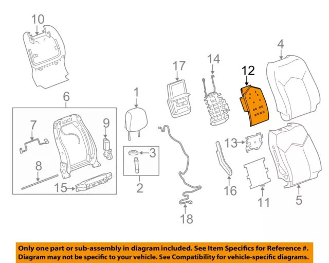 Cadillac GM OEM 10-16 SRX Heated Seat-Module 25898791