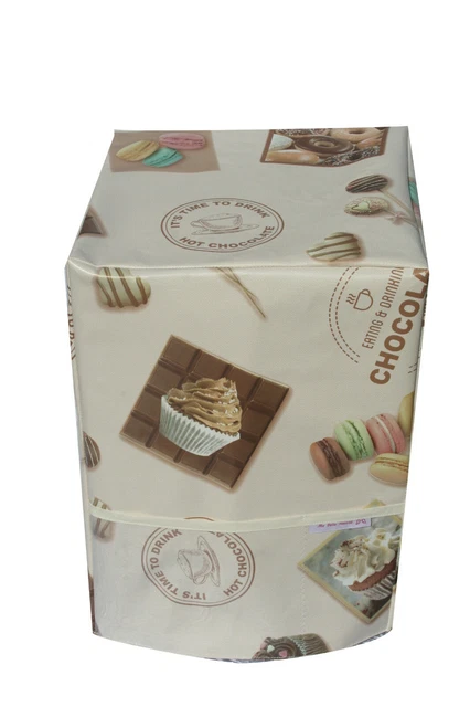 Housse Thermomix TM6/TM5/TM31 – Motif Vintage Coffee – Avec Varoma – Protection