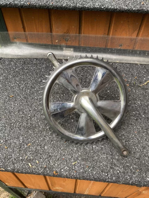 SCHWINN KRATE 1968 STINGRAY 5 Speed Bicycle Pedal Crank & Mag Sprocket SCHWINN KRATE 1968 STINGRAY 5 Speed Bicycle Pedal Crank & Mag Sprocket