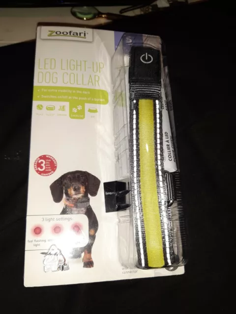 Zoofari led dog sales collar