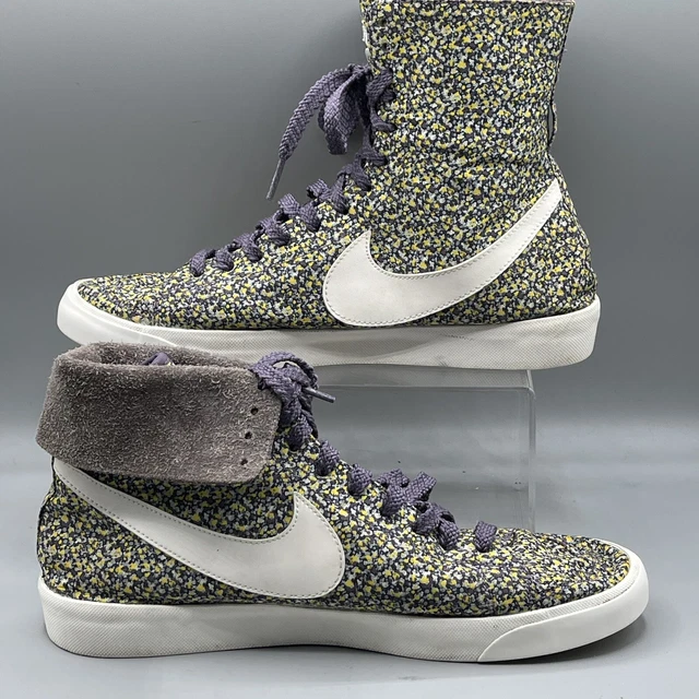 WOMENS RARE NIKE x LIBERTY BLAZER LOW Trainers White Floral Print