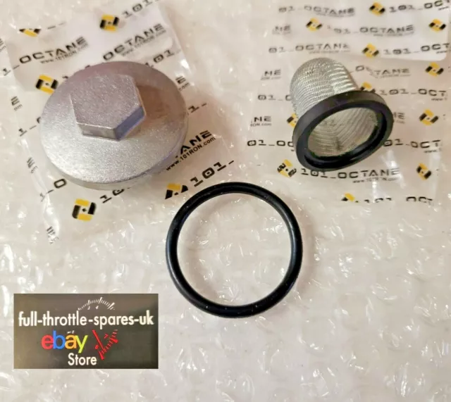 fits: PEUGEOT VIVACITY 125 ENGINE OIL FILTER DRAIN PLUG BOLT CAP COVER NEW