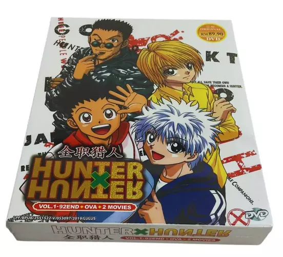 Anime DVD HUNTER X HUNTER (1999) Vol.1-92 End + OVA + 2 MOVIE English Subtitle