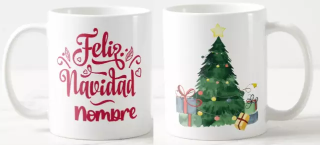 Taza personalizada Navidad + Regalo Navideño 3