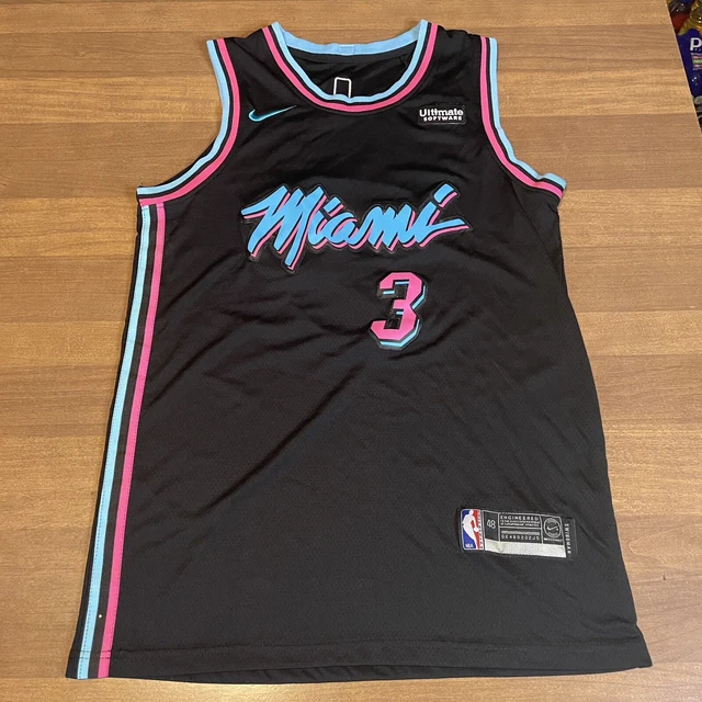 Dwyane Wade Miami Heat Vice Nights Black Swingman Jersey