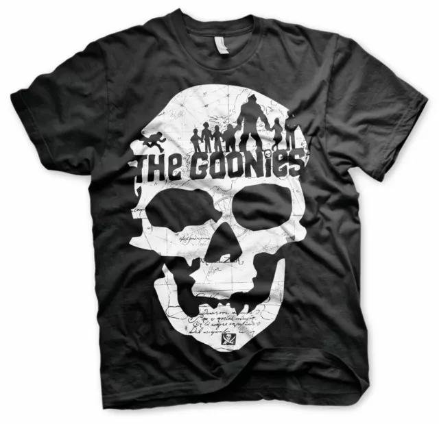 The Goonies Skull Map Totenschädel Never Say Die 1985 Film Männer Men T-Shirt