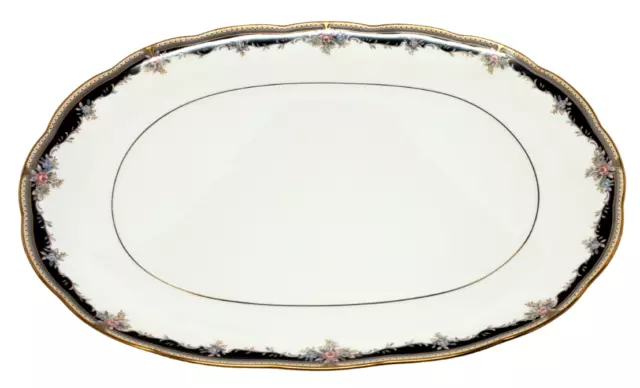 Noritake Palais Royal 16" Oval Serving Platter #9773 - Bone China