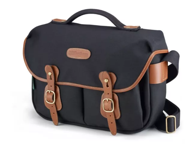 Billingham Hadley Pro Camera Bag (Black Canvas/Tan Leather)