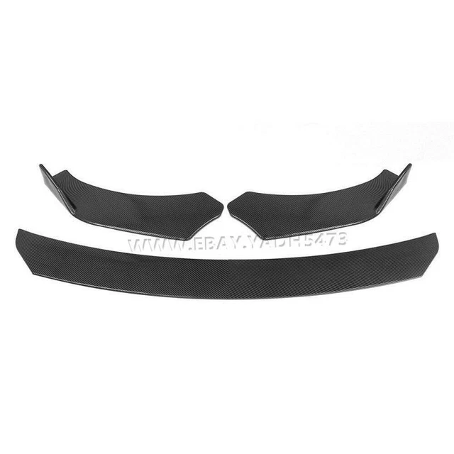 4PCS Front Bumper Lip Splitter Spoiler For VW Golf MK6 MK7 MK7.5 GTI GTD R