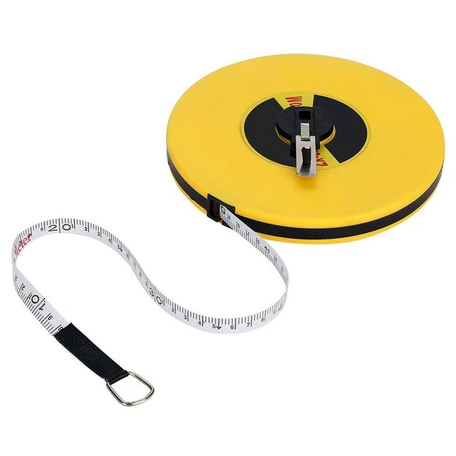 Ladieshow Tape Measure 50 Meter Fiberglas-Messlineal Maßband Langband