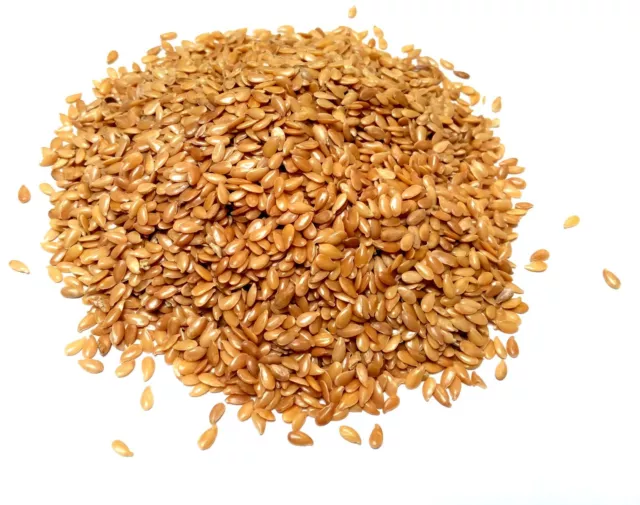 Golden Linseed/Flax whole seed Grade A Premium Quality Free UK P & P