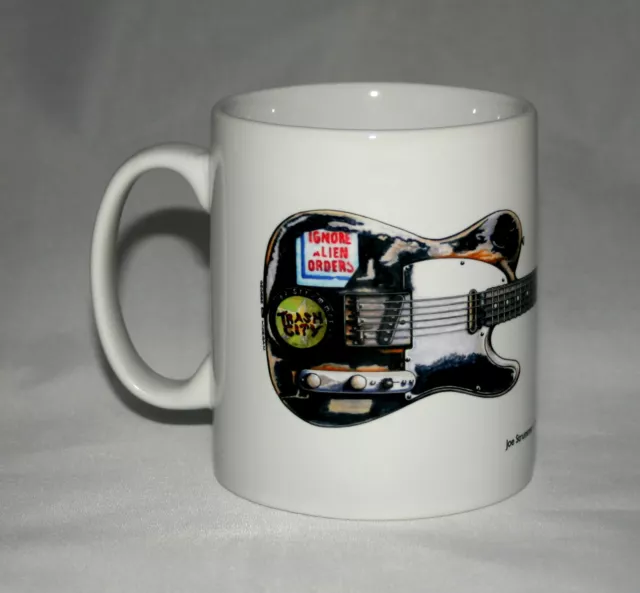 Guitar Mug. Joe Strummer's Fender Telecaster illustration.