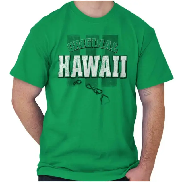 Hawaii Original Hometown Vacation Gift HI Womens or Mens Crewneck T Shirt Tee