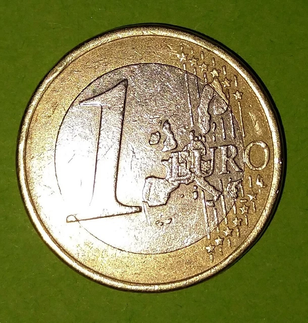 1 Euro Münze Eule Mit S Im Stern 1 EURO MÜNZE Griechenland 2002 Eule Fehlprägung mit ``S`` im Stern. EUR
