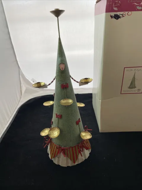 Dept 56 Let There Be Light Tree Xmas Krinkles Candle Holder Patience Brewster