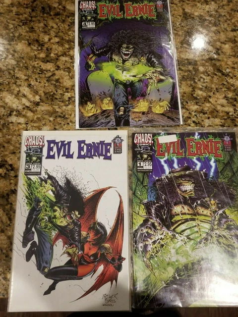 Chaos! Comics Evil Ernie Lot of 19  Dead King 1-4 Cremator 3,4 Omen 2-5 vexed