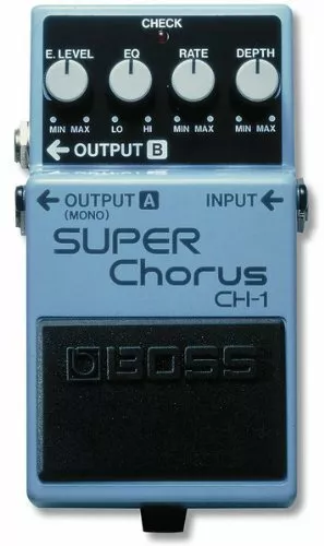 Boss Super Chorus CH-1 Bleu Netteté Et Bonne Son Neuf De Japon