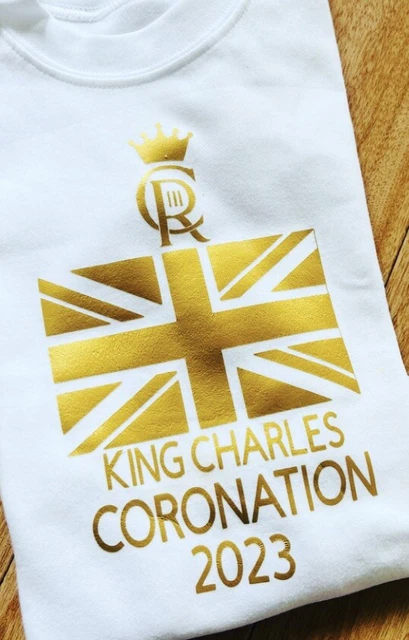 Abito top personalizzato bambina King Charles Coronation 3a maglietta bambino 4 5 6