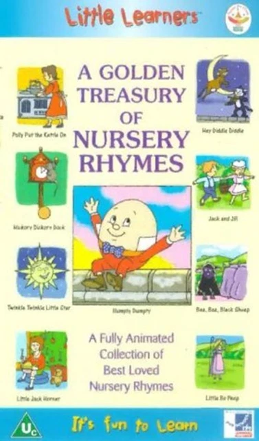 LITTLE LEARNERS: A Golden Treasury Of Nursery Rhymes [VHS] [VHS Tape] £ ...