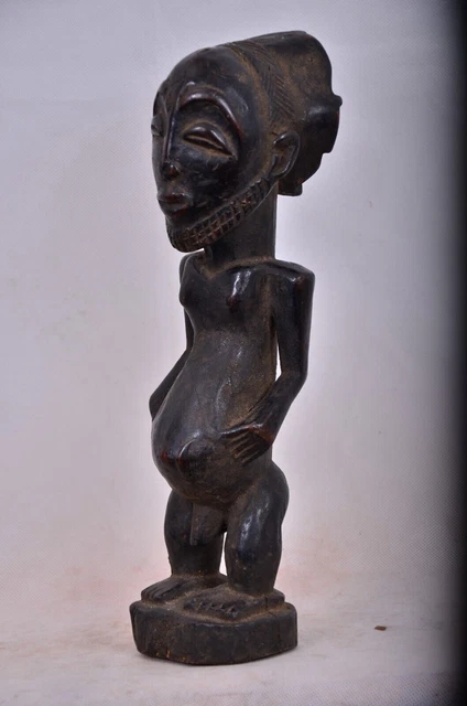 African tribal art. hemba statue from Democratic Republic of Congo. 6