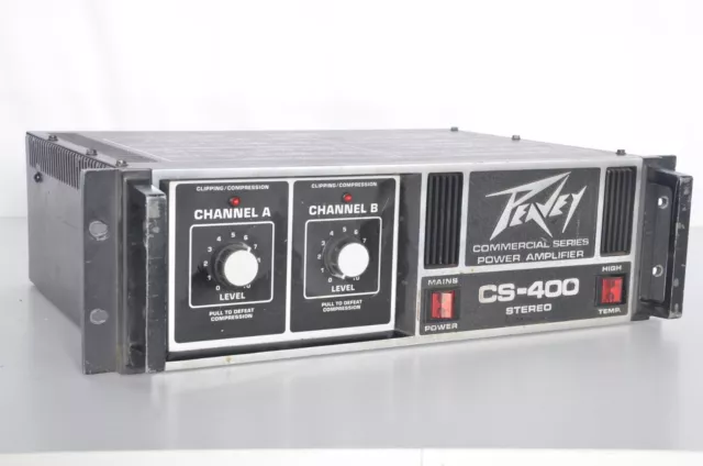 Peavey CS-400 Stereo Commercial Series Power Amplifier As Is No Power Parts