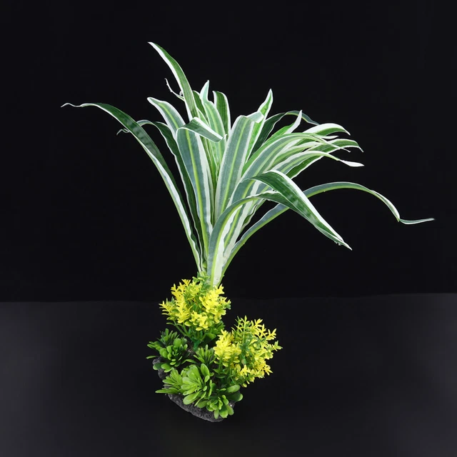 Erba per acquari pianta artificiale falsa decorazione vegetale