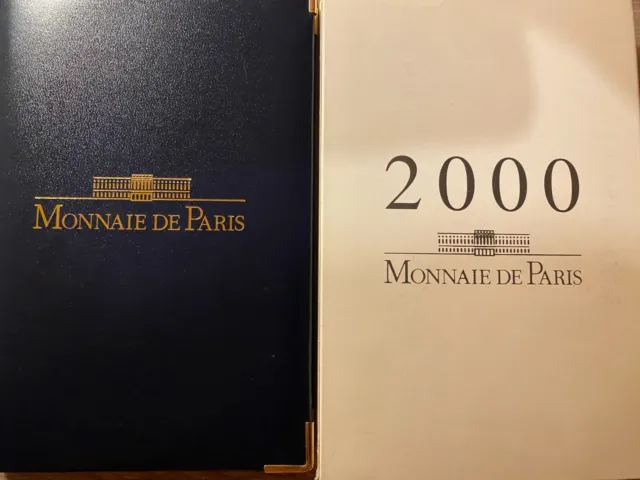 FRANCE - Coffret BE Monnaie de Paris (FRANCS) 2000 (11 monnaies)