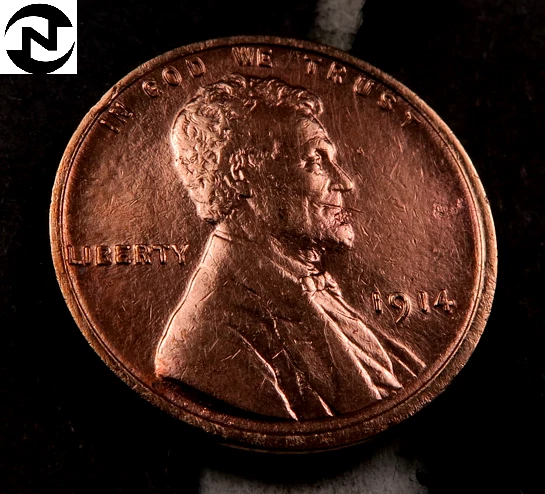 1914 Lincoln Wheat Penny Cent ~ Choice BU (red) ~ (4245)