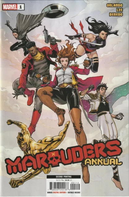 Marauders Annual # 1 Variant 2nd Printing Cover NM Marvel [A3]