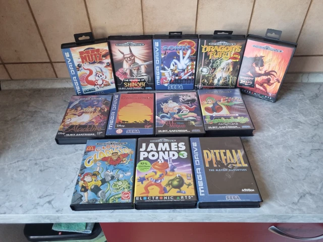 12x SEGA Mega Drive Spiel in OVP    Sonic, Mr.Nutz, Disney und viele mehr